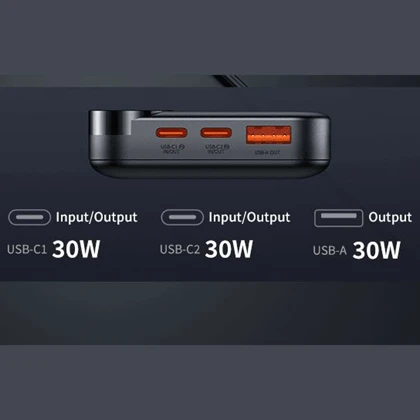 پاوربانک 10000 تایپ سی و USB با توان 30 وات مک دودو MCDODO MC-3850