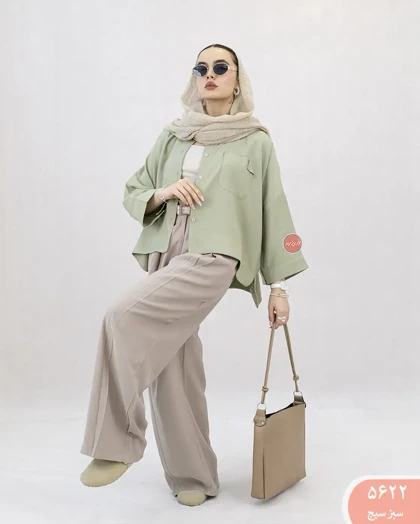 شومیز جیب دکمه الانا 5622