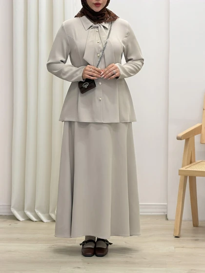 4070-شومیز و دامن هرمس