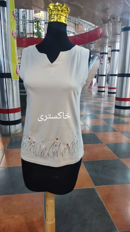 تاپ زنانه یقه هفت باران