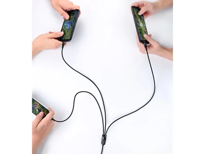 کابل فست‌شارژ و انتقال دیتا 65 واتی سه‌سر مک دودو Mcdodo CA-0930 Lightning+Micro+Type-C 3-in-1 Fast Charging Data Cable