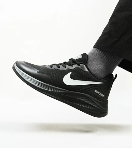 کفش اسپرت کتانی نایک زوم مشکی nike air zoom کد 275434