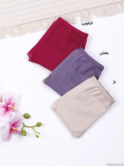 شورت زنانه اسلیپ کبریتی دانتل میسپل Misspel کد 1625