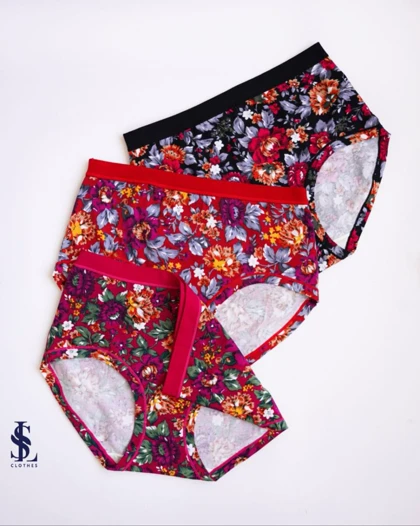 شورت گل‌گلی کد 1835