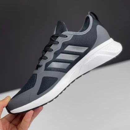 آدیداس کلودفوم مشکی طوسی Adidas Cloudfoam Black Grey