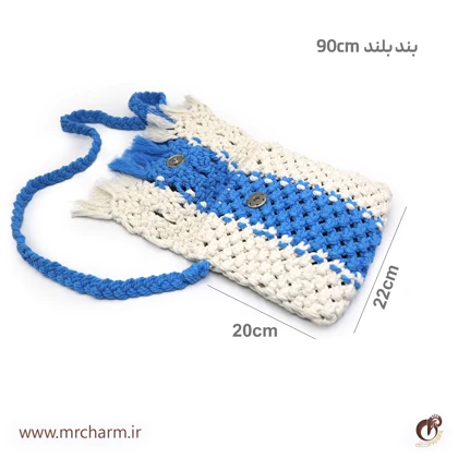 ست صندل و کیف تابستانه بافت زنانه mrc2416-05