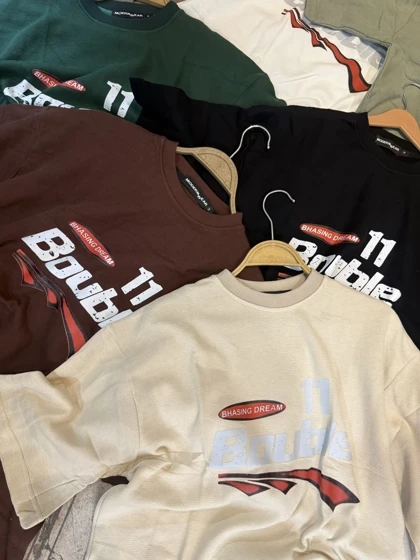 تیشرت بیسکویتی چاپbouble