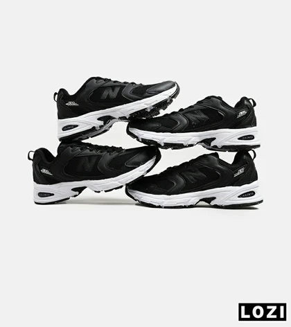 کفش کتانی مردانه و زنانه مشکی NEW BALANCE 530