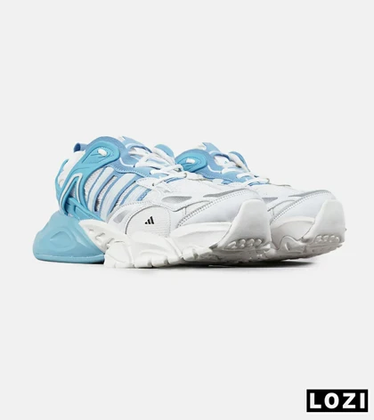 کفش کتانی مردانه و زنانه سفید آبی ADIDAS performance x9000l4 مدل 7626