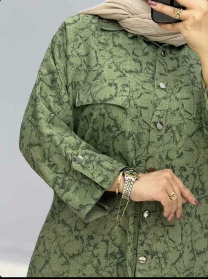 شومیز مانتویی گیسو