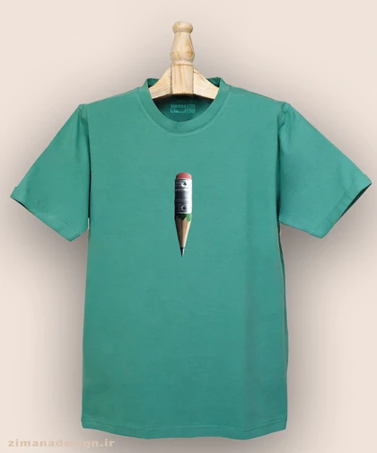 تیشرت مردانه و زنانه نوستالژی طرح مداد