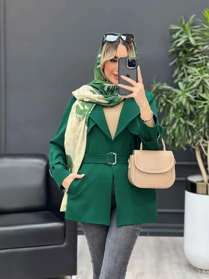 مانتو مازراتی ژیله دار دو جیب