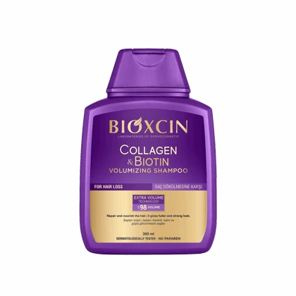شامپو حجم دهنده و ضد ریزش بیوکسین بنفش Bioxcin حجم 300 میلی لیتر