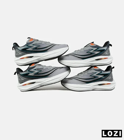 کفش کتانی مردانه و زنانه طوسی GENERIC All Run مدل 7434