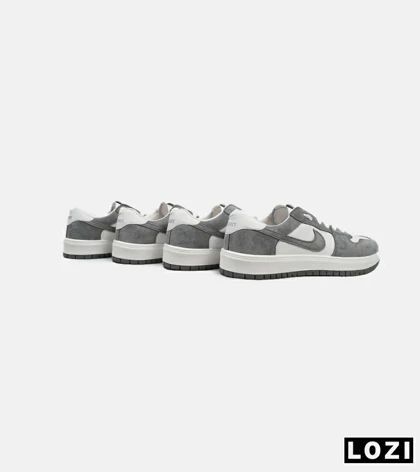 کفش کتانی مردانه سفید طوسی نایک NIKE SB