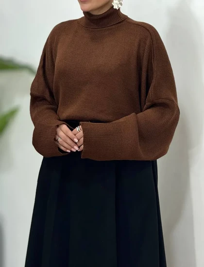 پلیور بافت یقه اسکی وانیا 6