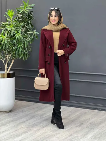پالتو بلند شش دکمه