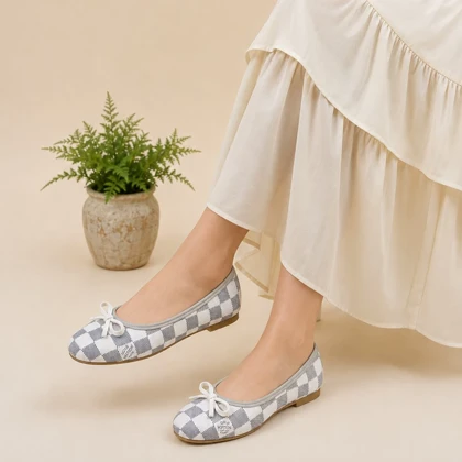 کفش ونس کالج پاپیونی LOUISE VUITTON شطرنجی