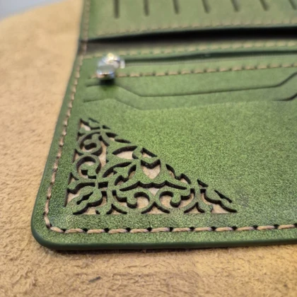 ست کیف پول و جاکلیدی چرم زنانه مدل آژین