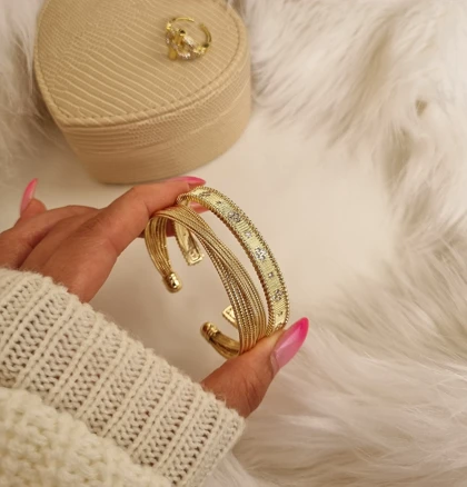 دستبند های طرح طلا فشن