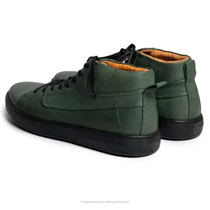 کتانی نیم‌ساق دژفول گازولین سبز - GAAZOLIN Dejfull-Mid Green/Black W