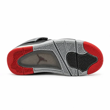 کفش و کتانی مردانه ساق‌دار مدل جردن NIKE AIR JORDAN 4 رنگ مشکی طوسی کد 2221