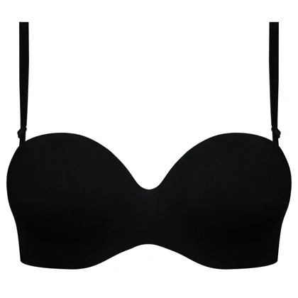 سوتین فنردار زنانه مدل بند متحرک رنگ مشکی لتیسیا