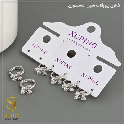 گوشواره زنانه ژوپینگ ، رنگ ثابت ضد حساسیت کدgzx012