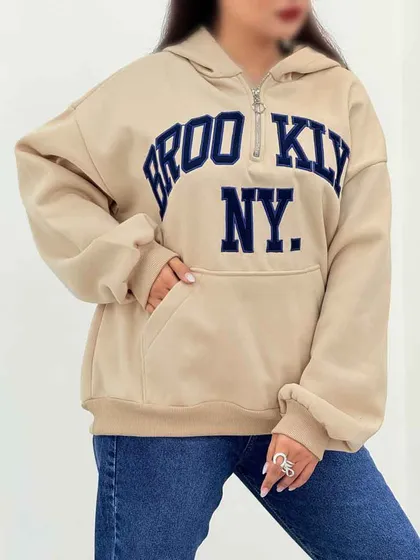 هودی یقه زیپ Brooklyn