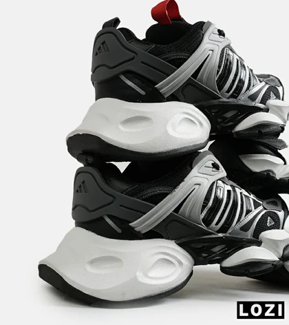 کفش کتانی مردانه و زنانه مشکی طوسی ADIDAS performance x9000l4