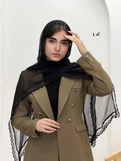 6504-شال حریر دلوین