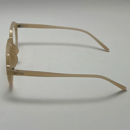 فریم عینک طبی بلوکات گوچی GUCCI شش ضلعی کرمی