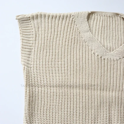 وست زنانه بافت مدل لانگو