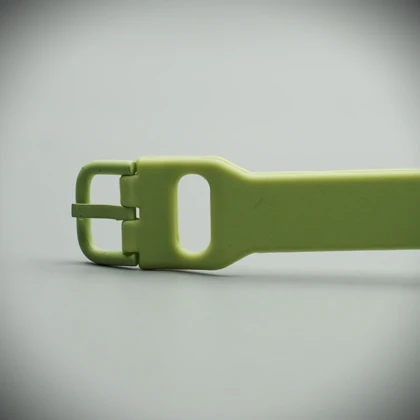 ساعت مچی زنانه بند سیلیکونی سبز پاستیلی با اعداد خطی علیدسا