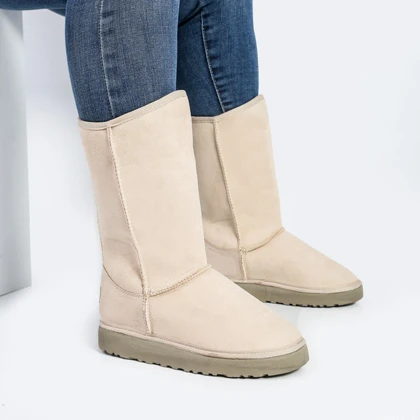 بوت و نیم بوت زنانه و دخترانه رنگ کرم کد M770