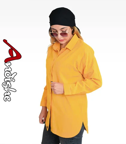 مانتو کتان زنانه مدل میراندا