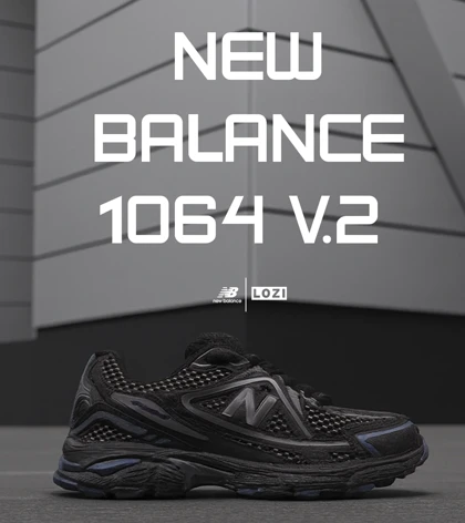 کفش کتانی مردانه و زنانه مشکی NEW BALANCE 1064 V.2 مدل 7614