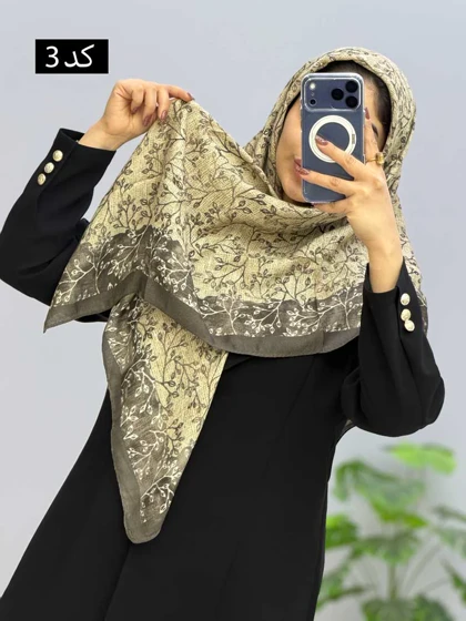 روسری نخی گلرو کد11034