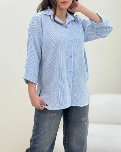 شومیز راه راه سما