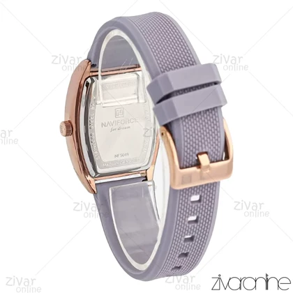 ساعت اورجینال ناوی فورس NaviForce زنانه بنفش رزگلد 107048