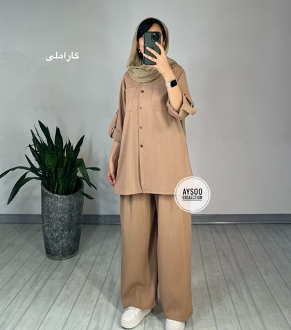 ست مانتو شلوار هلیا 1