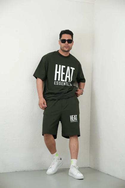 ست مردانه تیشرت و شلوارک HEAT