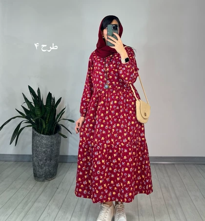 پیراهن لینن نرمینه