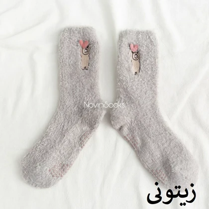 جوراب حوله ای گلدوزی شده