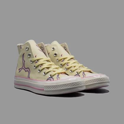 کانورس گلف زرد ساق‌دار Converse Golf le Fleur Yellow Flame