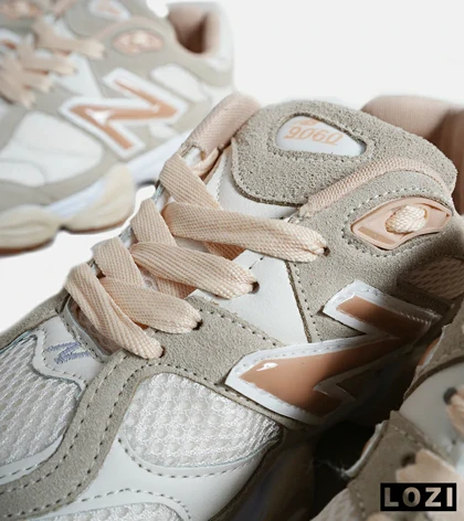 کفش کتانی زنانه کرم گلبهی NEW BALANCE 9060