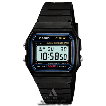 ساعت کاسیو نوستالژیک CASIO F-91W-1DG