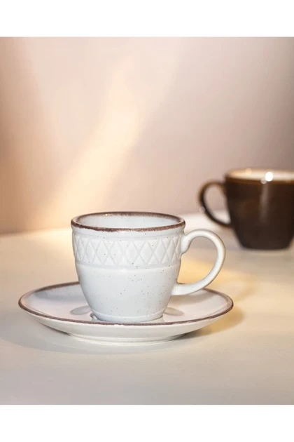 سرویس فنجان قهوه 6 نفره Madame Coco مدل Antique پرسلان