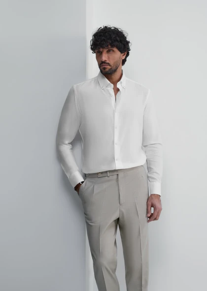 پیراهن یقه دکمه دار 2510136