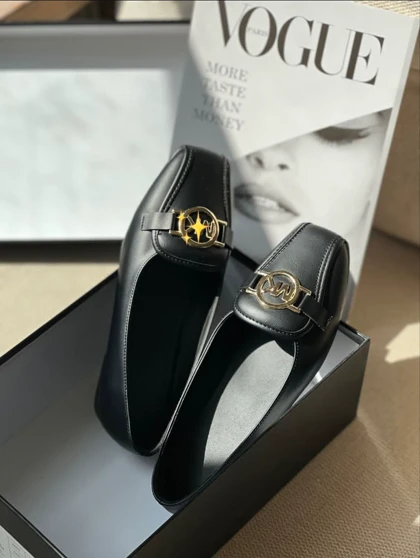 کالج زنانه مشکی چرم MK